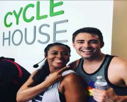 He enjoys spinning in such a way that he started teaching at Flywheel in Los Angeles.